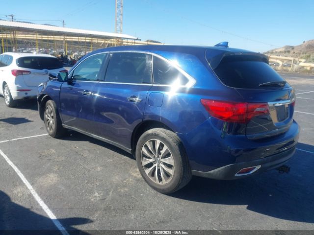 2014 ACURA MDX 5FRYD3H46EB020163 Photo 2