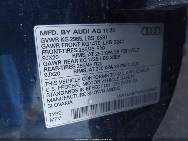 2024 AUDI Q7 WA1LXBF70RD006082 Photo 8