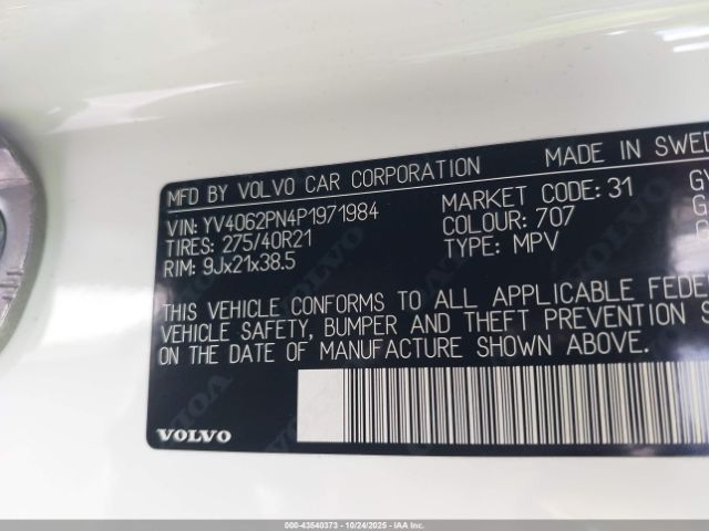 2023 VOLVO XC90 YV4062PN4P1971984 Photo 8