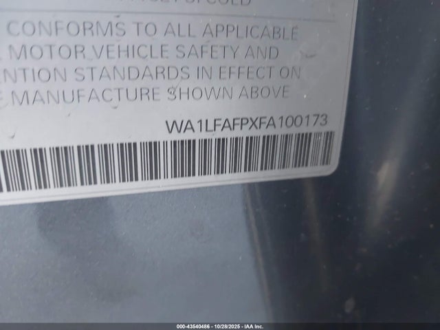 Audi Q5 2.0t Premium 2015 WA1LFAFPXFA100173 Image 9