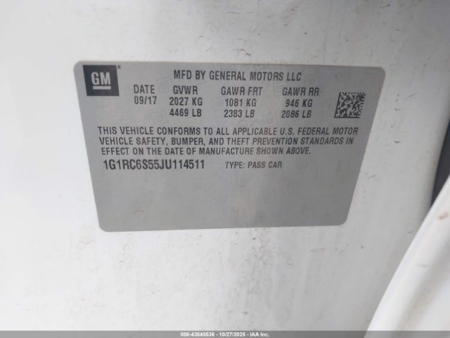 2018 CHEVROLET VOLT 1G1RC6S55JU114511 Photo 8