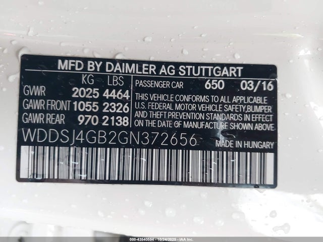 Mercedes-Benz CLA-Class 2016 WDDSJ4GB2GN372656 Image 9