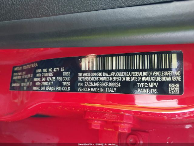 2019 JEEP RENEGADE ZACNJABB9KPJ99924 Photo 8