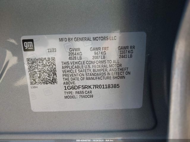 2024 CADILLAC CT4 1G6DF5RK7R0118385 Photo 8