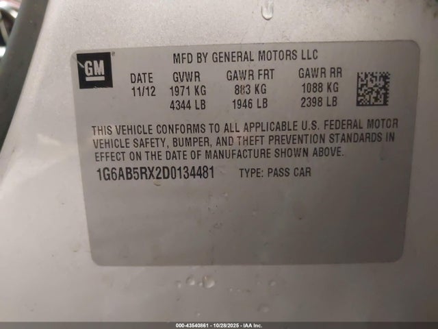 2013 CADILLAC ATS 1G6AB5RX2D0134481 Photo 8