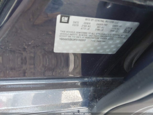 2015 CADILLAC CTS 1G6AX5SX2F0130333 Photo 8