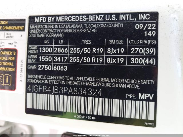 2023 MERCEDES-BENZ GLE 350 4JGFB4JB3PA834324 Photo 8