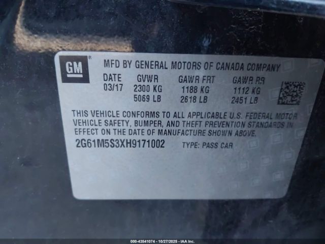 2017 CADILLAC XTS 2G61M5S3XH9171002 Photo 8