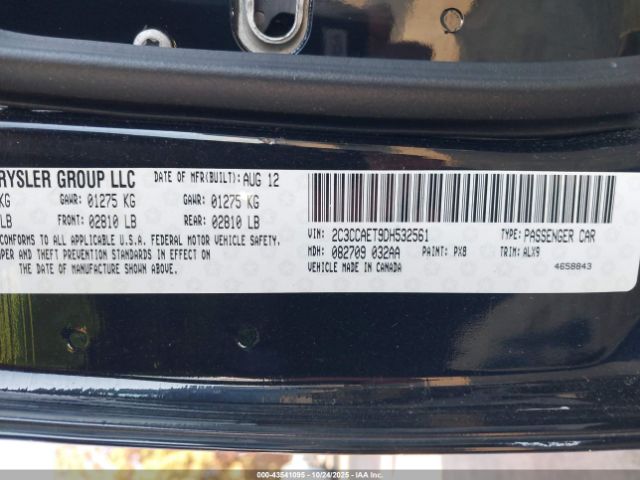 2013 CHRYSLER 300C 2C3CCAET9DH532561 Photo 8