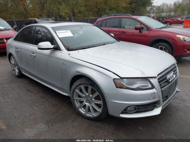 2012 AUDI A4 WAUFFAFLXCN008711