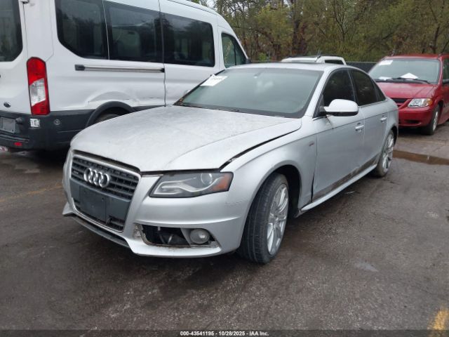 2012 AUDI A4 WAUFFAFLXCN008711 Photo 1