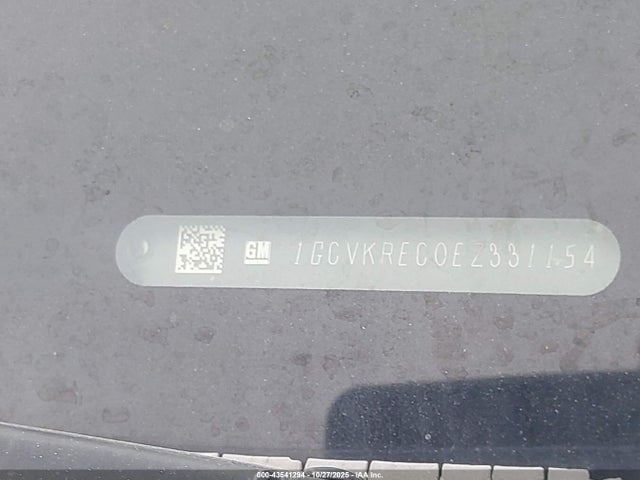 1GCVKREC0EZ331154 Chevrolet Silverado 1500 1lt