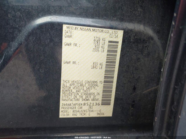 2014 NISSAN SENTRA 1N4AB7AP5EN852136 Photo 8