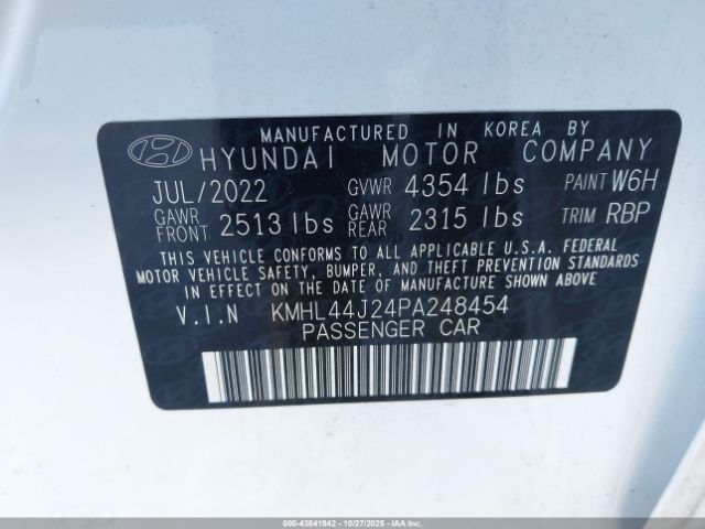 2023 HYUNDAI SONATA KMHL44J24PA248454 Photo 8