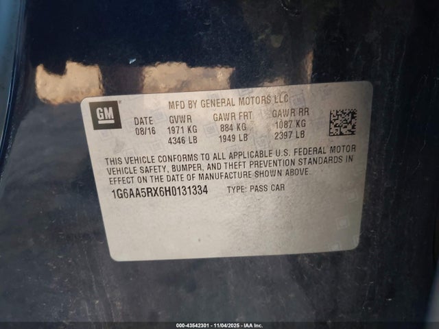 2017 CADILLAC ATS 1G6AA5RX6H0131334 Photo 8