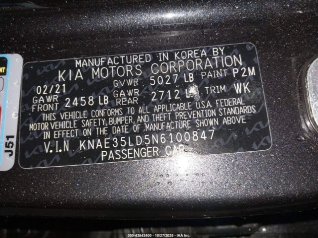 2022 KIA STINGER KNAE35LD5N6100847 Photo 8