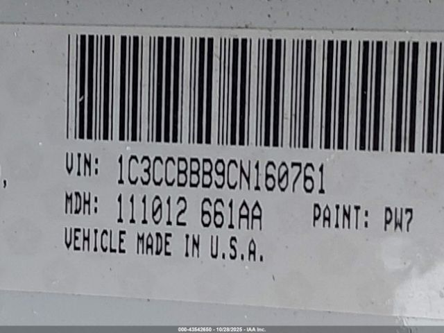 2012 CHRYSLER 200 1C3CCBBB9CN160761 Photo 8