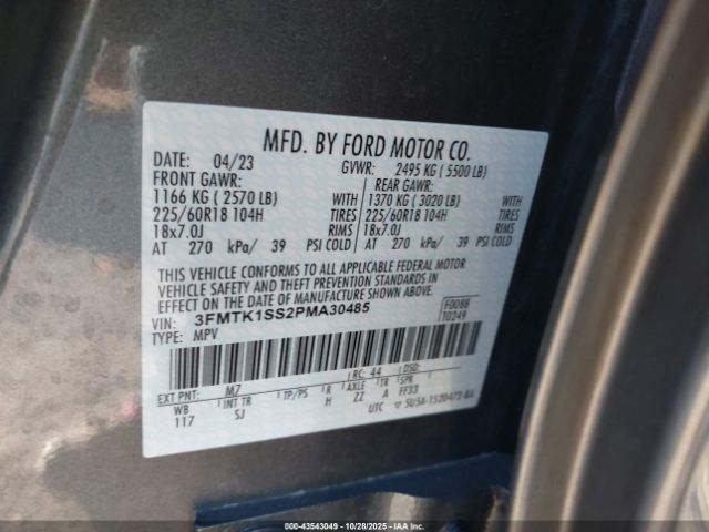 2023 FORD MUSTANG MACH-E 3FMTK1SS2PMA30485 Photo 8