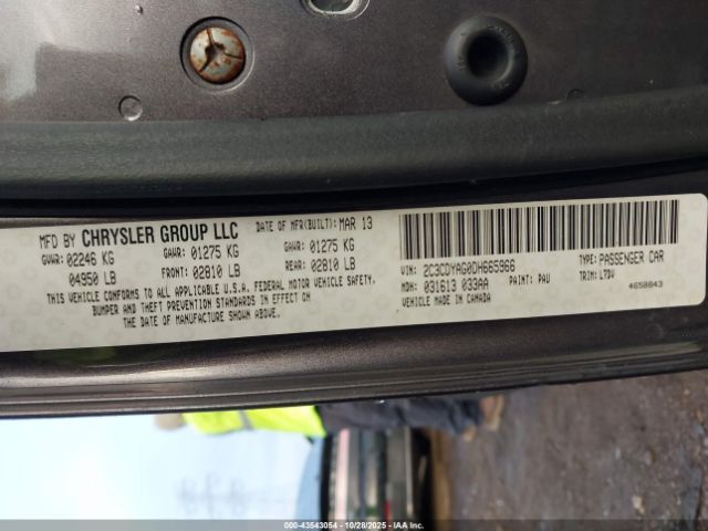 2013 DODGE CHALLENGER 2C3CDYAG0DH665966 Photo 8