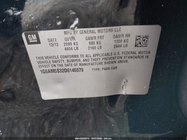 2013 CADILLAC ATS 1G6AM5S32D0146079 Photo 8