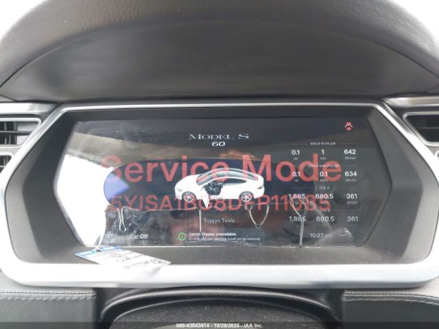 2013 TESLA MODEL S 5YJSA1BG8DFP11085 Photo 6