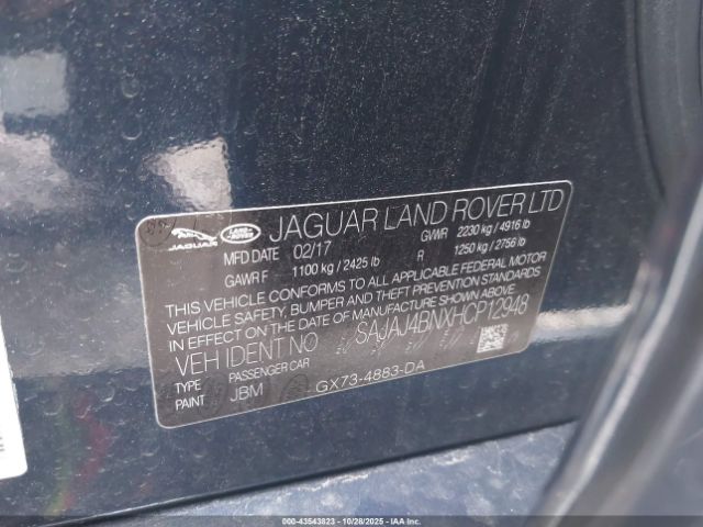 2017 JAGUAR XE SAJAJ4BNXHCP12948 Photo 8