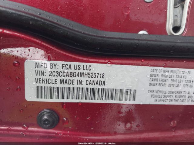 2021 CHRYSLER 300 2C3CCABG4MH525718 Photo 8