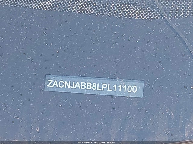 ZACNJABB8LPL11100 Jeep Renegade Latitude Fwd