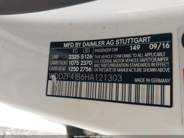 2017 MERCEDES-BENZ E 300 WDDZF4JB6HA121303 Photo 8