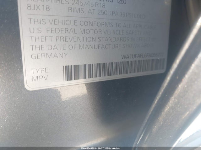 2015 AUDI ALLROAD WA1UFAFL6FA056772 Photo 8