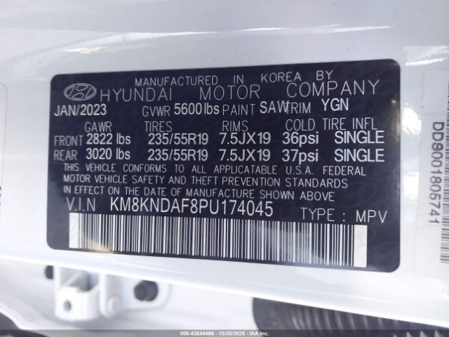 2023 HYUNDAI IONIQ 5 KM8KNDAF8PU174045 Photo 8