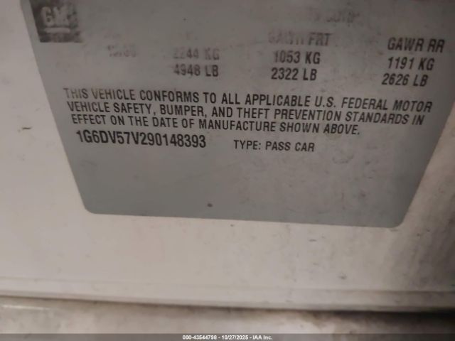 2009 CADILLAC CTS 1G6DV57V290148393 Photo 8