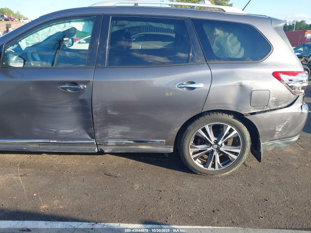 2017 Nissan Pathfinder Platinum მანქანა იყიდება აუქციონზე, vin: 5N1DR2MN9HC609053, აუქციონის ნომერი: 43544979