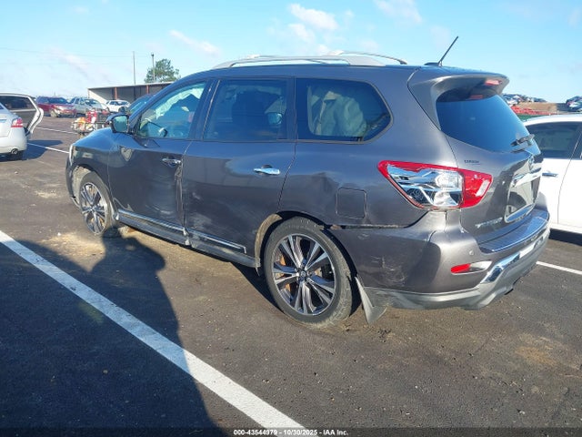 2017 Nissan Pathfinder Platinum მანქანა იყიდება აუქციონზე, vin: 5N1DR2MN9HC609053, აუქციონის ნომერი: 43544979