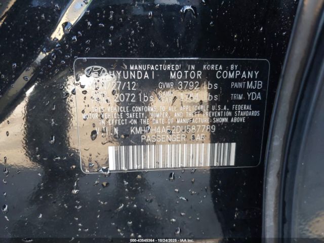 2013 HYUNDAI ELANTRA KMHDH4AE2DU587789 Photo 8