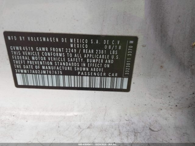 2018 VOLKSWAGEN GOLF ALLTRACK 3VWM17AU2JM767675 Photo 8