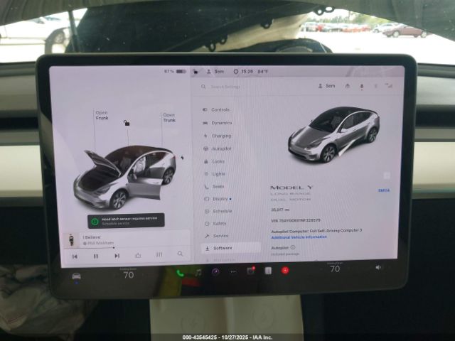 2022 TESLA MODEL Y 7SAYGDEE1NF328579 Photo 6