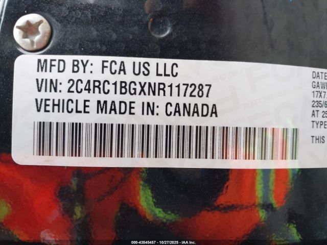 2022 CHRYSLER PACIFICA 2C4RC1BGXNR117287 Photo 8