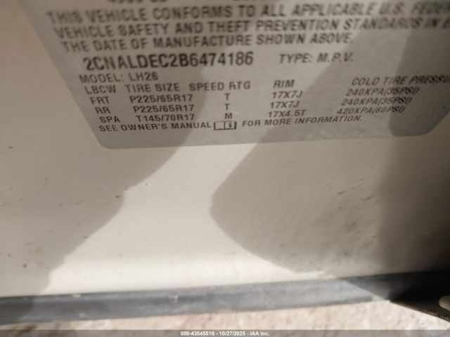 2011 CHEVROLET EQUINOX 2CNALDEC2B6474186 Photo 8