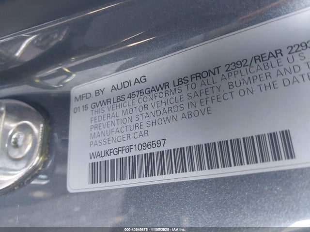 2015 AUDI A3 WAUKFGFF6F1096597 Photo 8