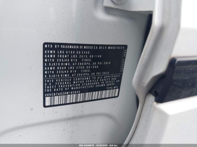 2024 VOLKSWAGEN TIGUAN 3VVCB7AX3RM183644 Photo 8