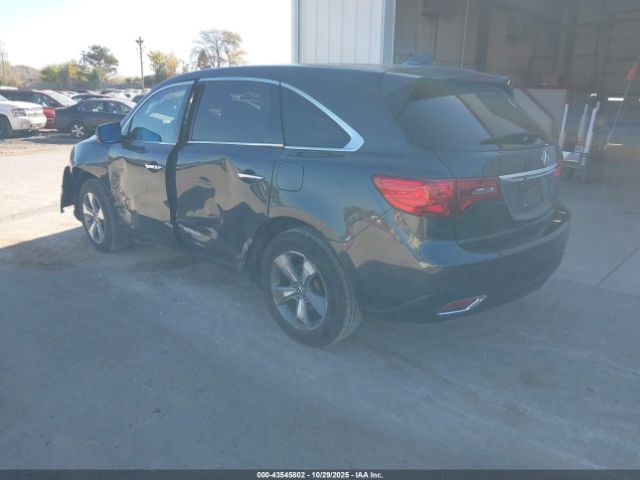 2014 ACURA MDX 5FRYD4H28EB010044 Photo 2