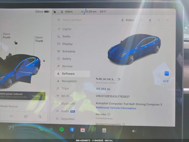 2020 TESLA MODEL 3 5YJ3E1EA3LF783827 Photo 6