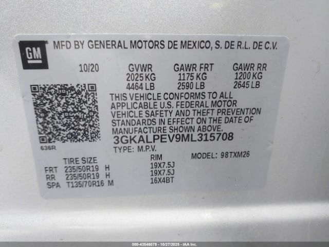 2021 GMC TERRAIN 3GKALPEV9ML315708 Photo 8