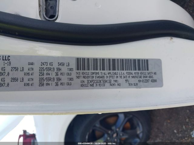 2019 DODGE JOURNEY 3C4PDCGG3KT694132 Photo 8