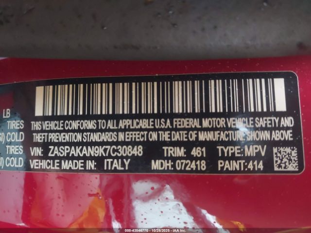 2019 ALFA ROMEO STELVIO ZASPAKAN9K7C30848 Photo 8