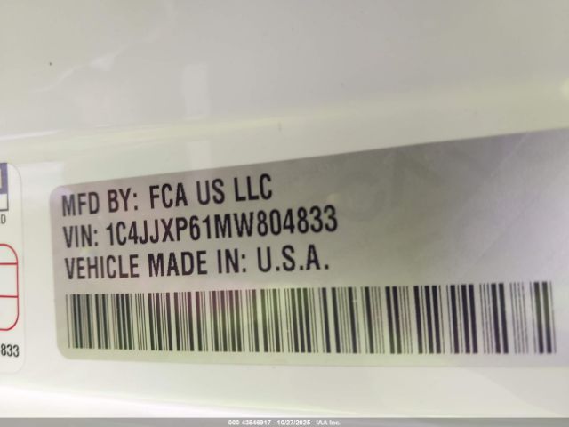 2021 JEEP WRANGLER 4XE 1C4JJXP61MW804833 Photo 8