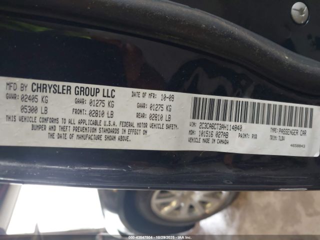 2010 CHRYSLER 300C 2C3CA6CT3AH114840 Photo 8