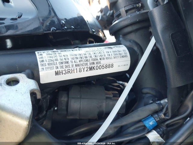 2021 YAMAHA YZFR3 MH3RH18Y2MK005888 Photo 9