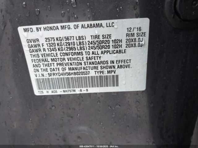 2017 ACURA MDX 5FRYD4H56HB020537 Photo 8